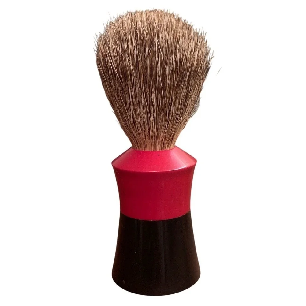 Vintage Ever Ready Shaving Brush 300PBT Badger Bristles‎ Red Black Made In USA